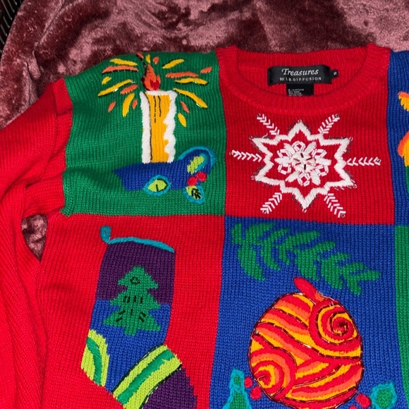 I.B.DIFFUSION XMAS SWEATER Size S - Picture 7 of 10
